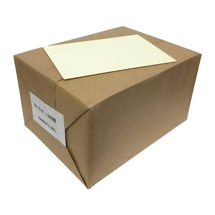 NO.19K 表面加工 両面無地ハガキ ボス絹 (100mmx148mm) 130kg