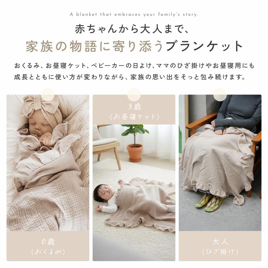 ガーゼブランケット 綿100％ ダブルガーゼ 大判 ベビーブランケット