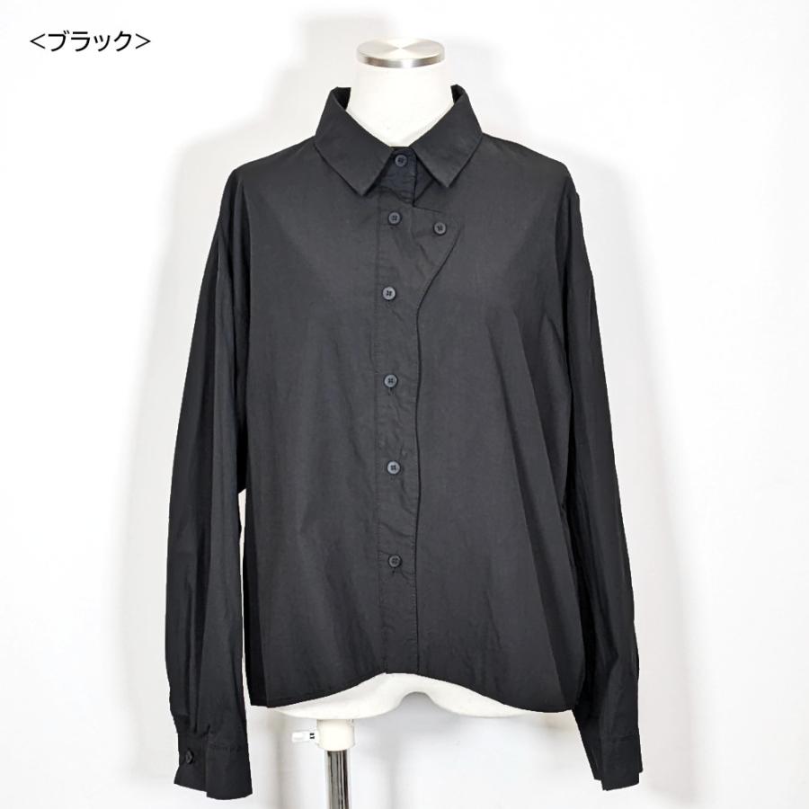 前立てデザインブラウス : レディースファッション夢地哉(ムジヤ