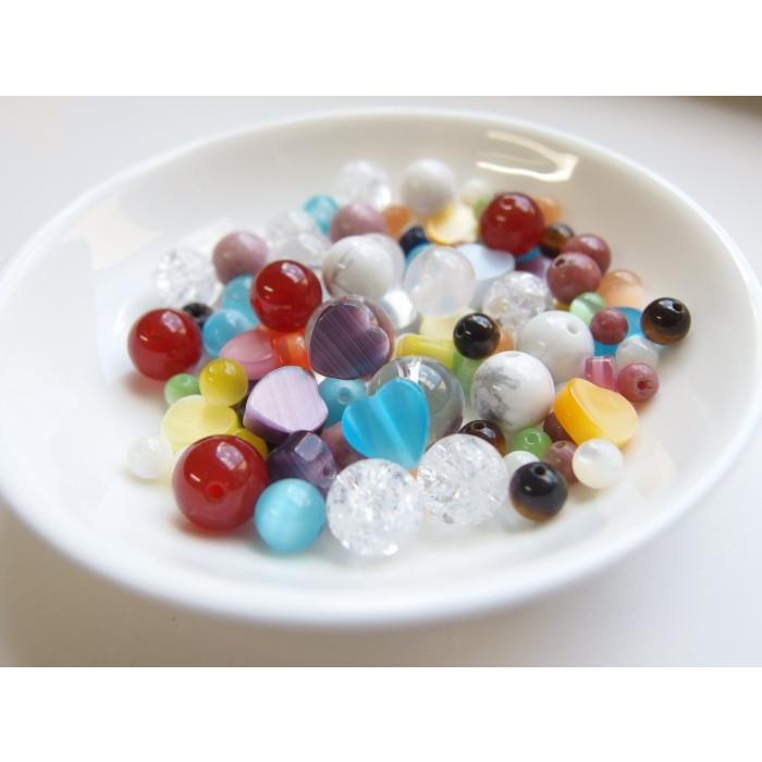 アクセサリーパーツ キャッツアイ 天然石 訳有り 福袋 アウトレット