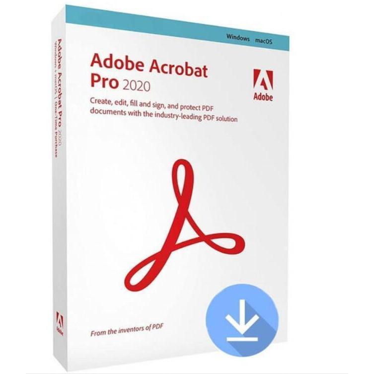 Adobe Acrobat Pro/DC 2020 2台Windows用 日本語(最新PDF)|ダウンロード版|永続ライセンス|シリアル番号