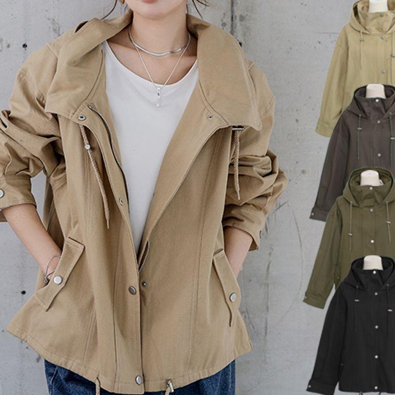 ブルゾン マウンテンパーカー ビッグシルエット 防風UVカット