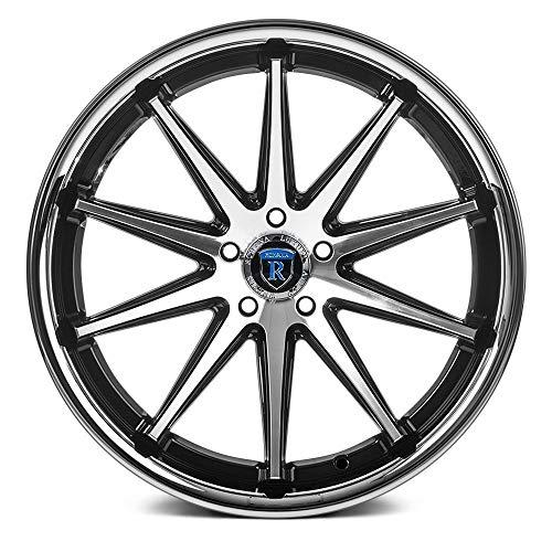 完動品 Rohana RC 10 20 Machined Black Wheel/Rim 5 x 120、オフセット20 mm、ハブボア74.1。部品番号RC 102095120 MA 20 【3108925846】(111319円)