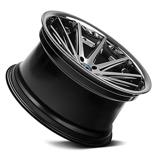 完動品 Rohana RC 10 20 Machined Black Wheel/Rim 5 x 120、オフセット20 mm、ハブボア74.1。部品番号RC 102095120 MA 20 【3108925846】(111319円)