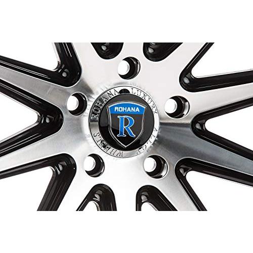 完動品 Rohana RC 10 20 Machined Black Wheel/Rim 5 x 120、オフセット20 mm、ハブボア74.1。部品番号RC 102095120 MA 20 【3108925846】(111319円)