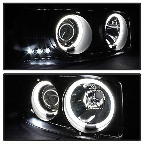 一番の贈り物 ACANII-1999-2006年用GMC Sierra 1500 Yukon Denali LED CCFL Halo Black Smoke Projectorヘッドライトヘッドランプアッセンブリー