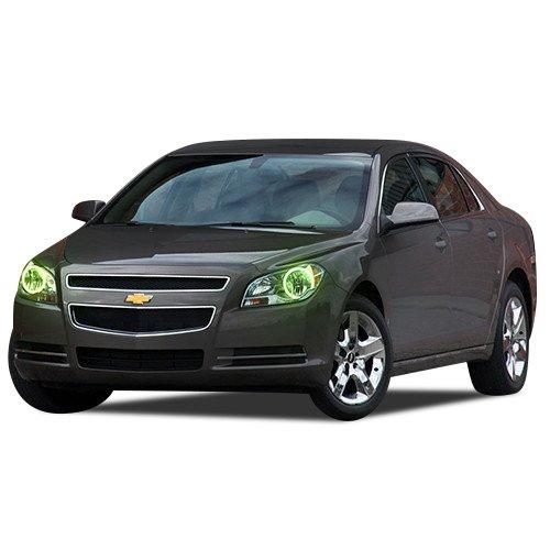 公式オンライン Flashtech for Chevrolet Malibu 08-12 V .3 Fusion Color Change RGBマルチカラーLED Halo Ring Headlight Kit with Bluetooth RF Remote