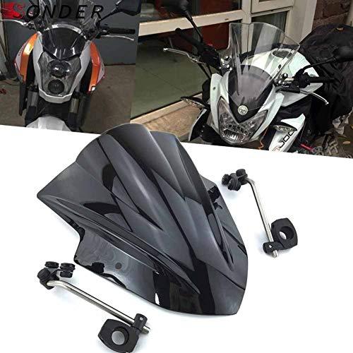 新品未開封 PUHEB Motorcycle Windshield Double Bubble Screen Fit for Benelli BJ 600 BN 600 i TNT 600 BJ 250 BJ 300 BN BJ TNT 250 251 300 600 302 2010-2016 Wi