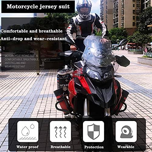 モーターサイクルスーツ2枚組、防水モーターサイクルジャケット