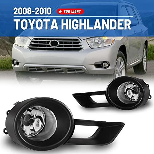 売り切り商品 Toyota Highlander 2008 2009 2010 Driver Passenger Replacement Lamps Assembly対応フォグライト