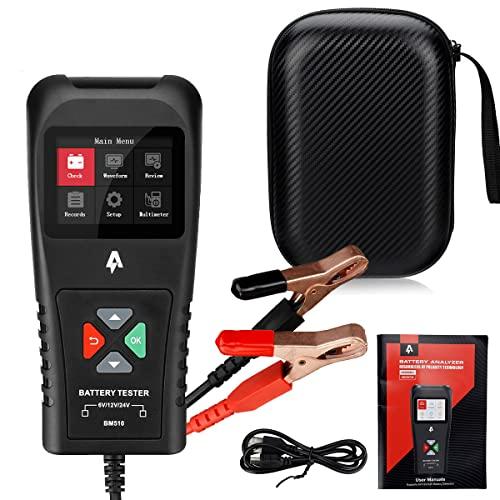 AndemanカーバッテリーテスターAutomotive 6 V 12 V 24 V、BM 510 1002000 CCAバッテリーロード