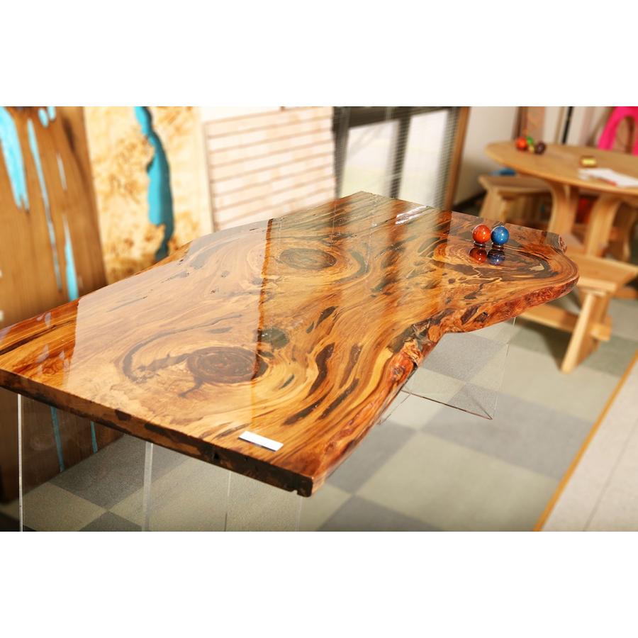 ヤクスギ 一枚板 テーブル レジン仕上げ 1900×740×45 ITKR0252板蔵 Japanese Premium Wood