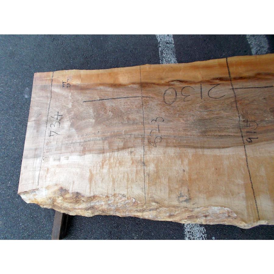 爆安プライス カエデ 楓 一枚板 無垢 テーブル 原板 2130×730 - 910×65 
