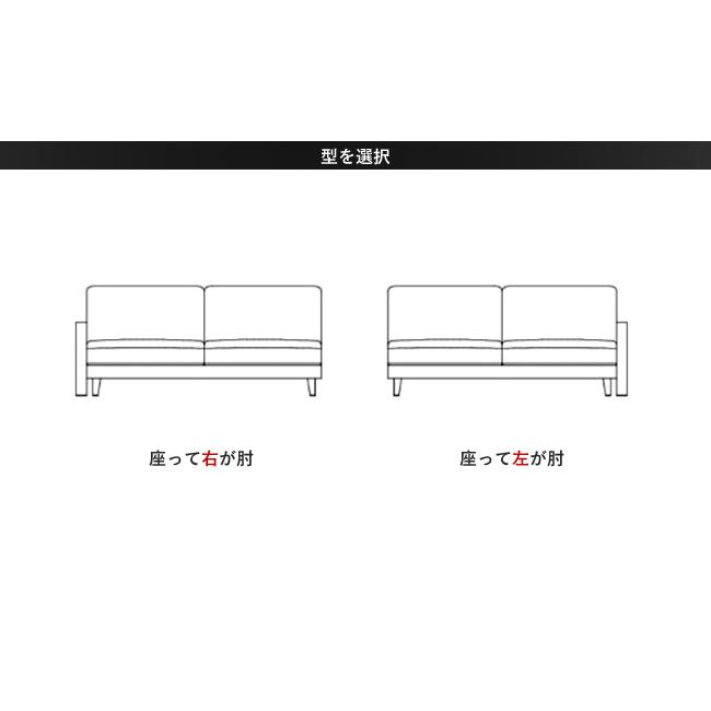 冨士ファニチア Koti ソファ【右肘/左肘3Pソファ/185幅】フジファニチア LO8810M/LO8810H 座り心地 木製 布 革 富士ファニチャー_2