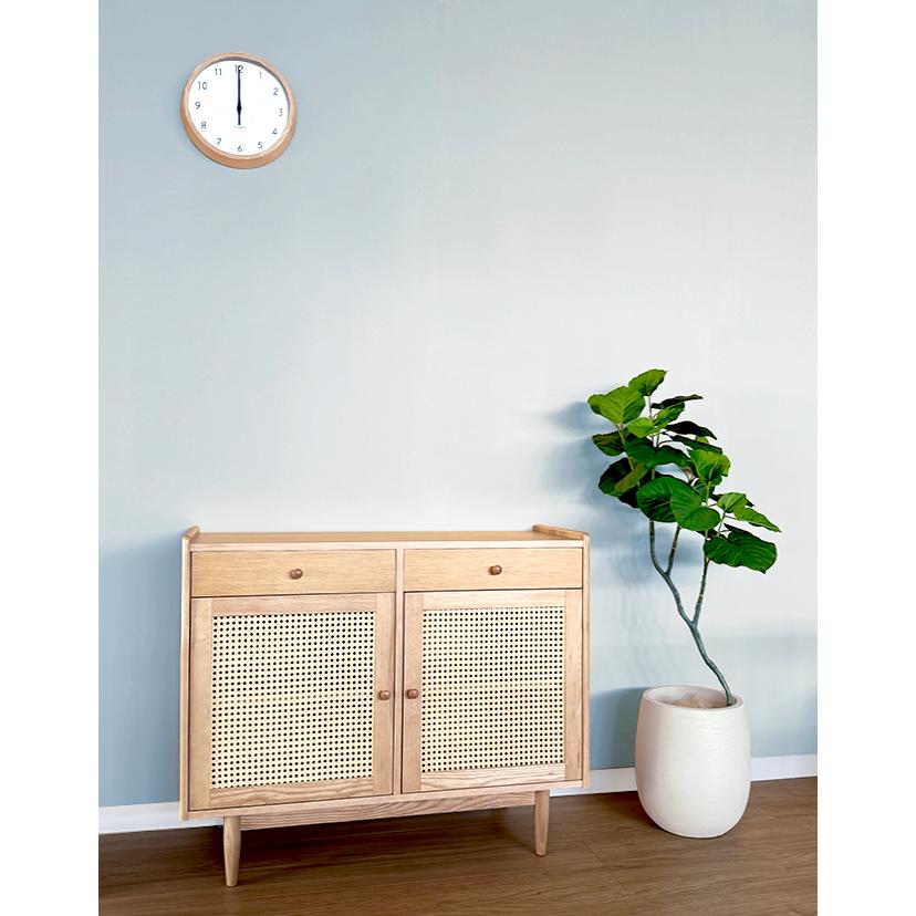 加藤木工 【即納 / 記念プレート付き】 電波時計 muku clock 7 壁掛け