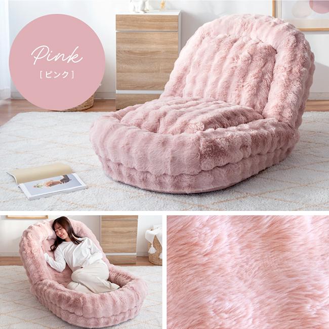 インポート フラワー×ベルベット クッション2点セット ピンク フラワーキルト クッションカバー 450×450 ピンク（A-039