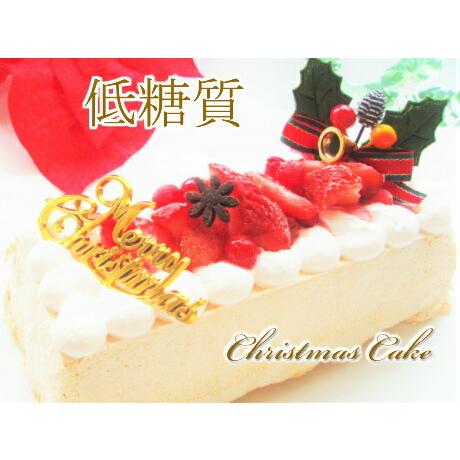 送料無料☆【低糖質・糖質制限スイーツ】いちごの濃厚半熟チーズケーキのクリスマスケーキ【砂糖不使用・小麦粉不使用】｜mulberry-sweets