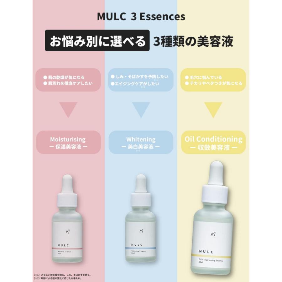 MULC公式】お悩み別に選べる！3種類の美容液 30ml【 美容液 メンズ