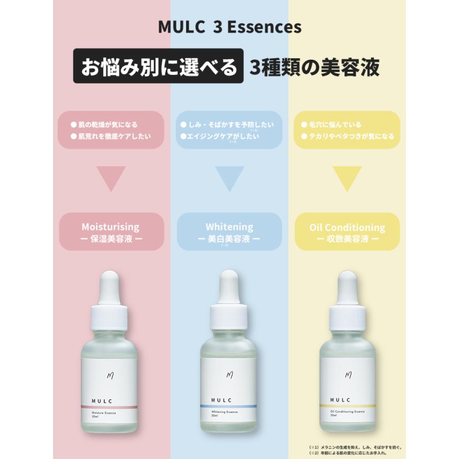 MULC公式】お悩み別に選べる！3種類の美容液 30ml【 美容液 メンズ