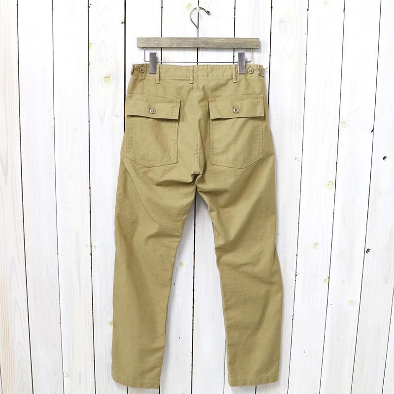 【10%OFFクーポン配布中】orSlow (オアスロウ)『SLIM FIT FATIGUE PANTS』(KHAKI)（メンズ）｜muldershop｜02