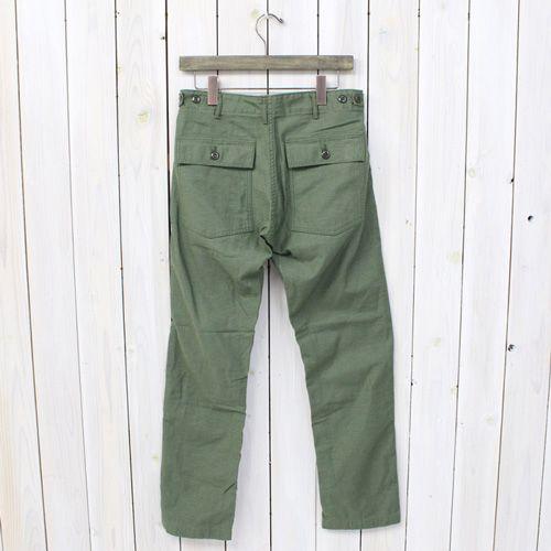 【10%OFFクーポン配布中】orSlow (オアスロウ)『SLIM FIT FATIGUE PANTS』(GREEN) (メンズ)｜muldershop｜02