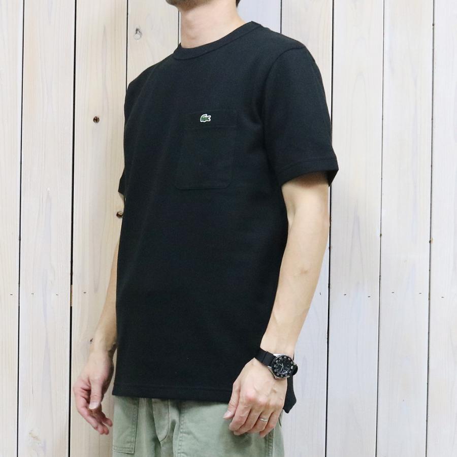 【10%OFFクーポン配布中】LACOSTE (ラコステ)『BIG PIQUE ポケットTシャツ』(BLACK)｜muldershop｜06