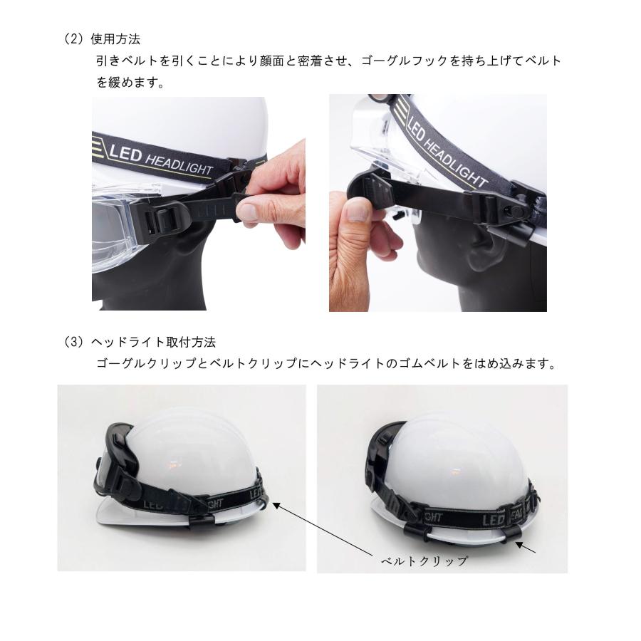 シーランド ジャストフィットゴーグル CS-65 ヘルメット用