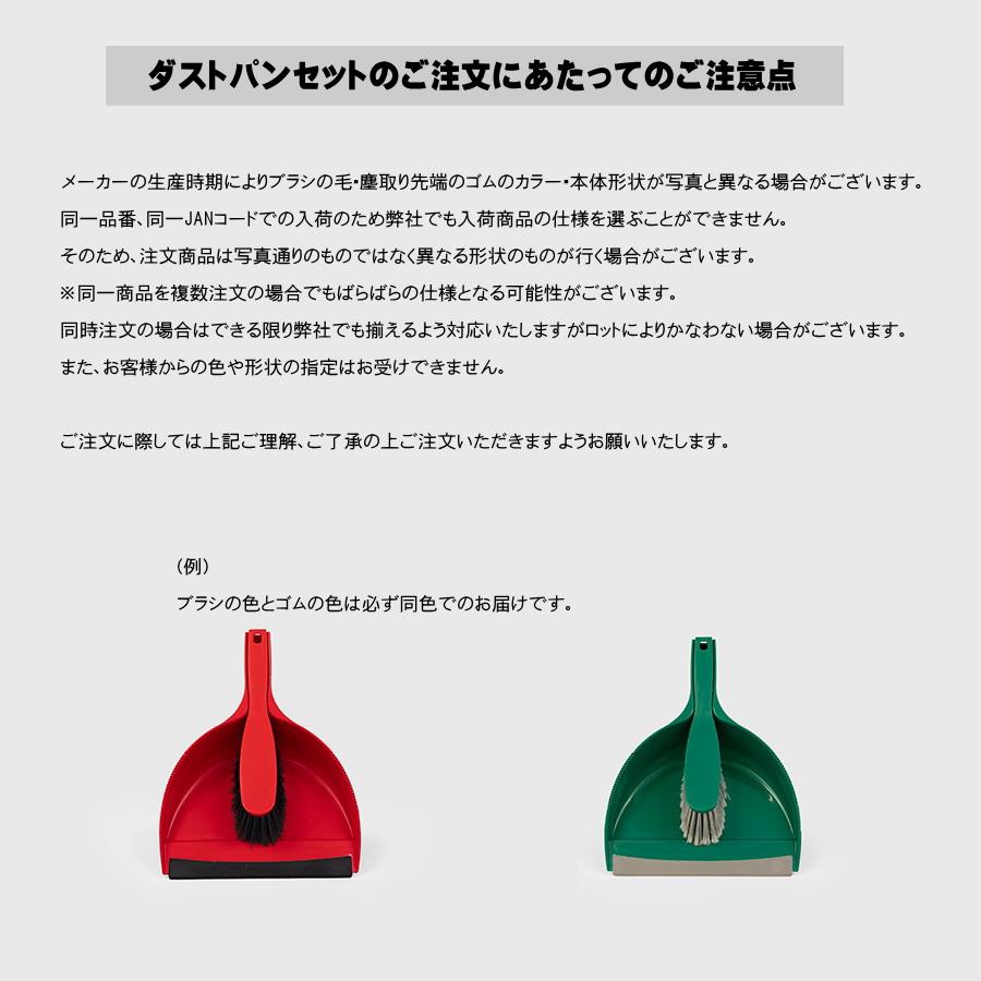 HILLBRUSH (ヒルブラシ) ダストパンセット DP4SET 赤 黄 青 緑