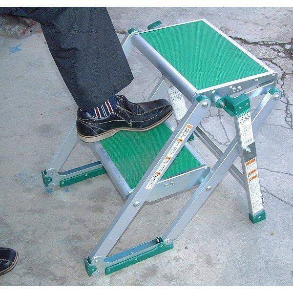 ピカ作業用踏み台/アルミ合金製折りたたみ式作業台 CLS-4A : picacls-4  