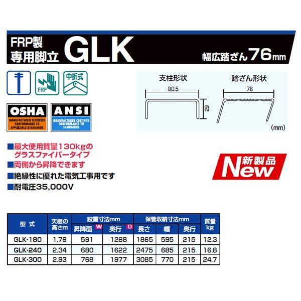 WERNER GLK-180 超頑丈FRP脚立 シュワルツェネッガー 電気工事用｜mulhandz｜02