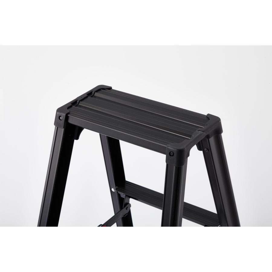 長谷川工業 (ハセガワ) RZB-12b 脚軽BLACK 専用脚立 4尺 : MULHANDZ 