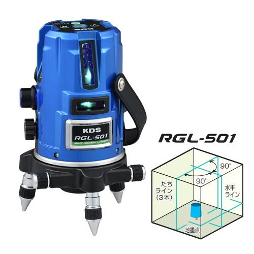 ムラテックKDS RGL-501RSA ミントグリーンレーザー 本体+受光器+ ムラテックKDS RGL-501RSA ミントグリーンレーザー 本体+受光器+