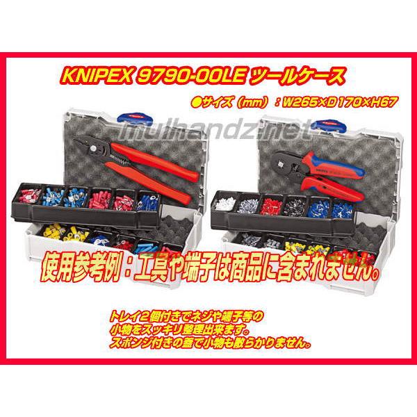 KNIPEX 9790-00LE プラスチック セパレート ツールケース 工具箱 クニペックス｜mulhandz｜03
