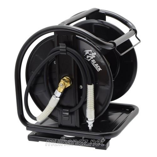 【在庫処分】侍ＢＬＡＣＫ 高圧用エアーホース６×１５Ｍ Ｒ×Ｂ 80606131 侍BLACK 高圧用エアーホース 6×15m R×B 高圧エアホース15m : MULHANDZ