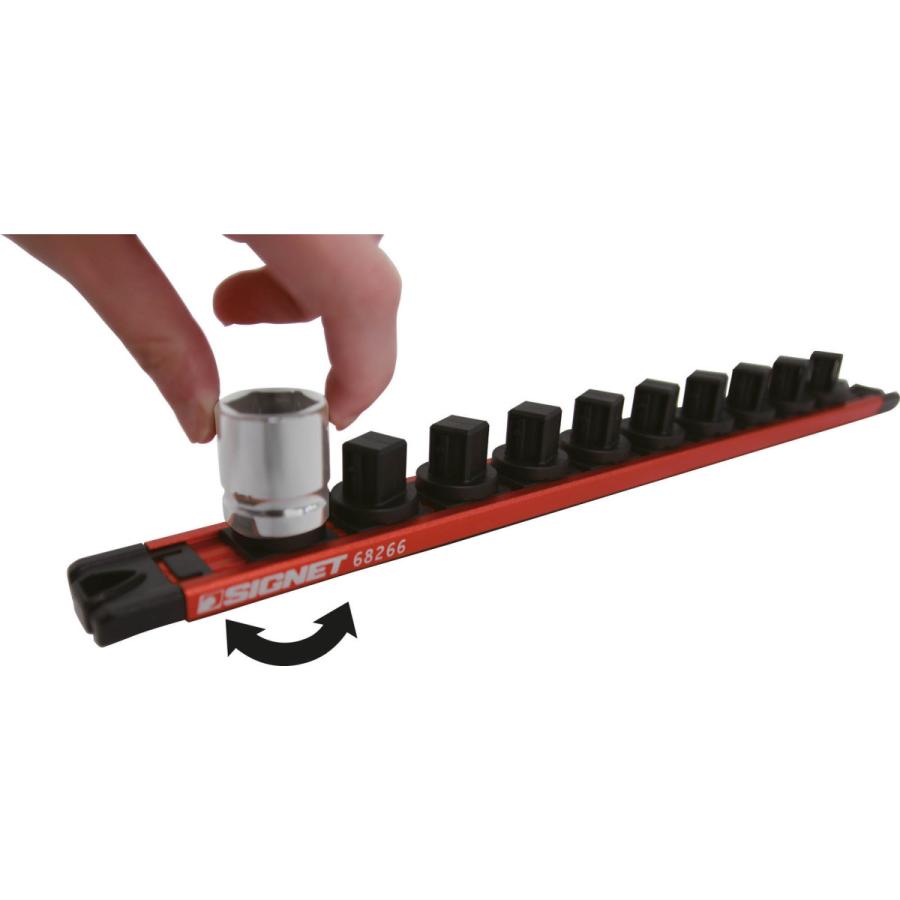 SIGNET 68256 1/4”SQ ロッキングソケットマグネットホルダー