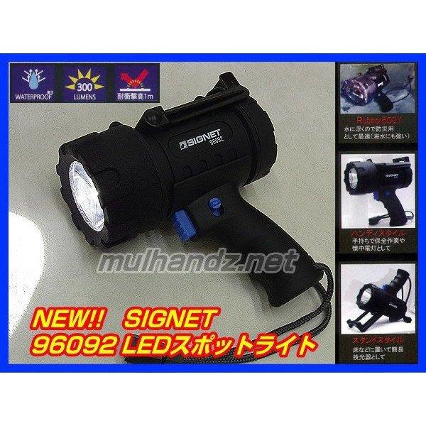 SIGNET 96092 LEDスポットライト 300ルーメン 水に浮く IP66