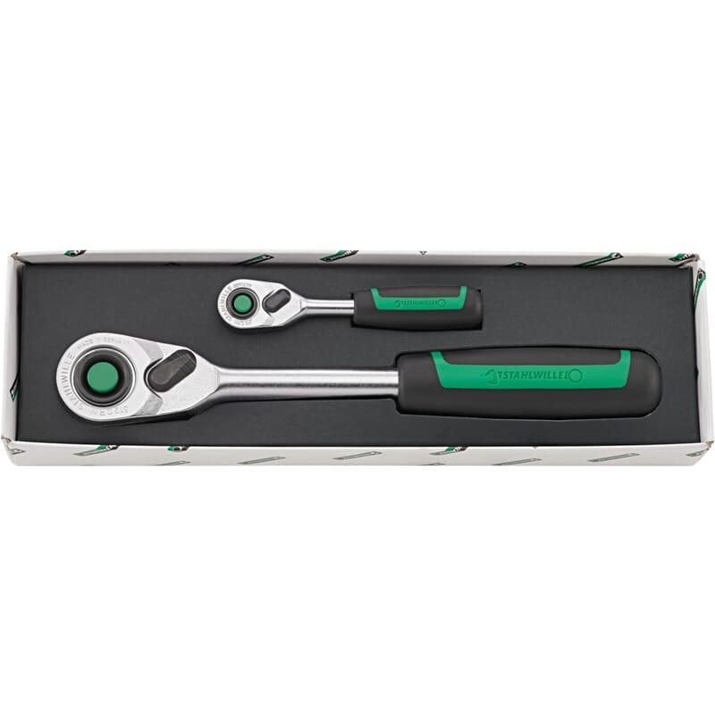 STAHLWILLE スタビレー 1/4 ラチェットハンドル 首振り型【野田愛宕店