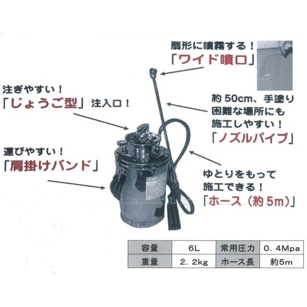 TG STRONG 剥離剤スプレー HR-6Lコンクリート型枠剥離剤、低粘度溶剤（遅延材・防錆剤・養生剤など）の噴霧に！噴霧器 噴霧スプレー 蓄圧式スプレー噴霧器｜mulhandz｜02