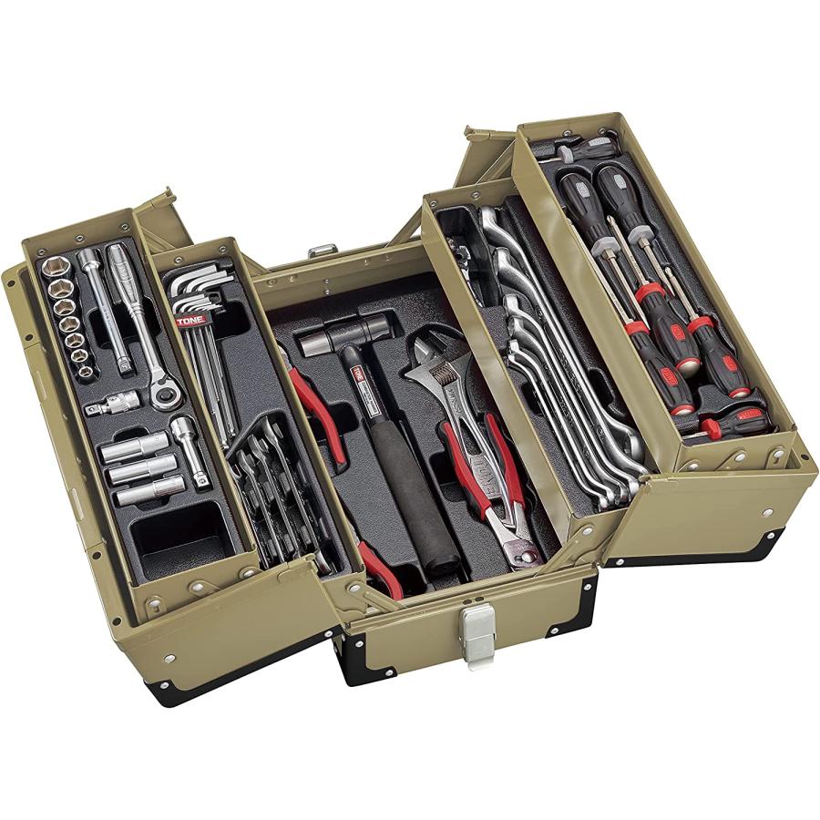 TONE メカニック用ツールセット 限定色カーキ色 TSA330923KK TONE メカニック用ツールセット 限定色カーキ色 TSA330923KK