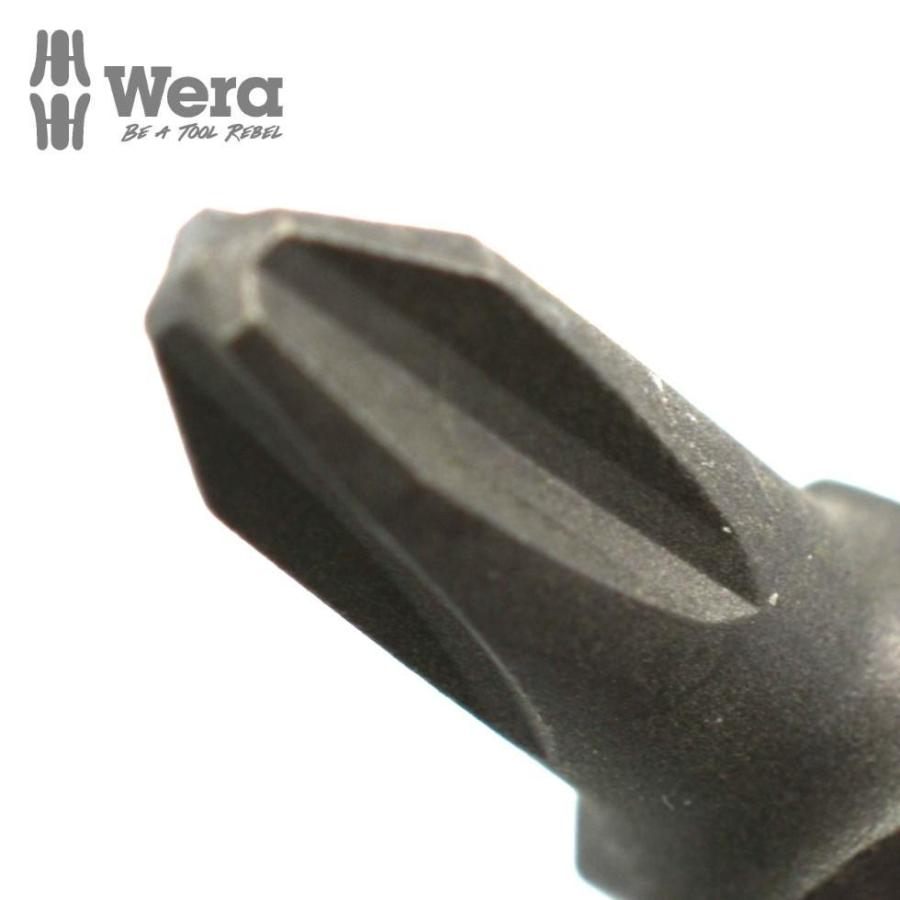 再入荷！】 ドイツヴェラ社 WERA インパクターダイヤモンドビット 3本 両頭 プラス2×110 IMP-3DC2110 