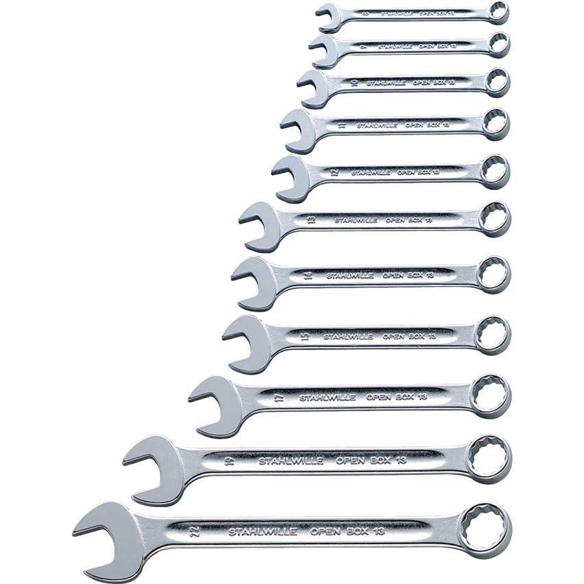 スタビレー（STAHLWILLE）コンビレンチ　OPEN−BOX　１１本セット（１３）13/11