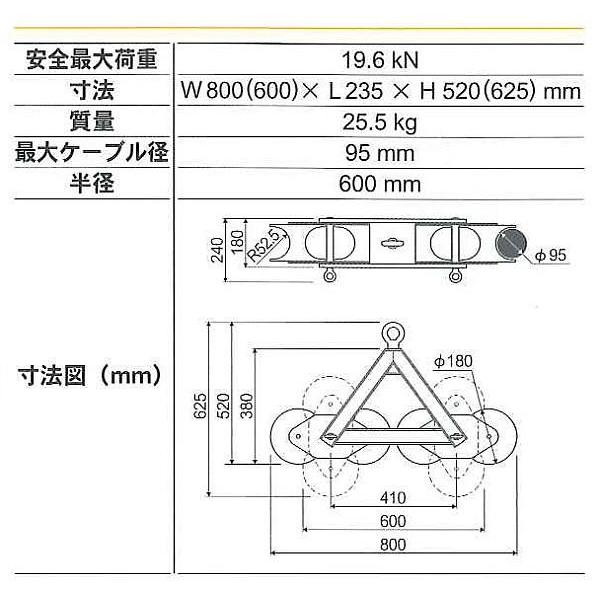 イクラ式　シーソー金車　IS-CBII　半径600mm相当（CB2）｜mulhandzy｜03