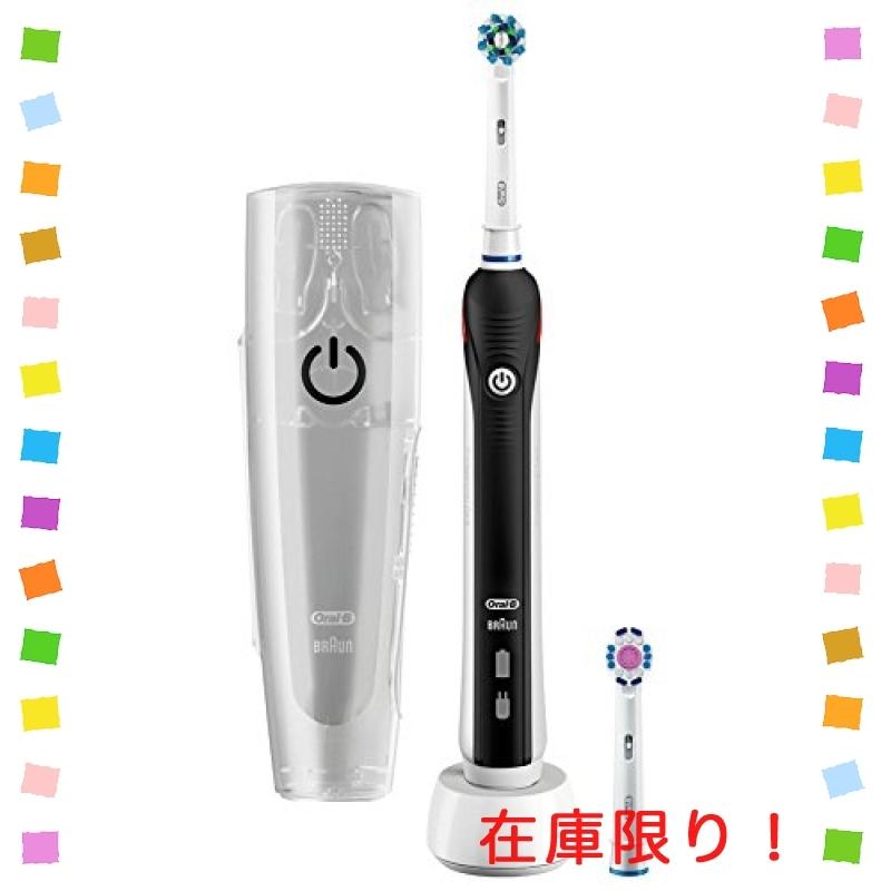 ブラウン オーラルB 電動歯ブラシ PRO2000 ブラック D205232MXBK