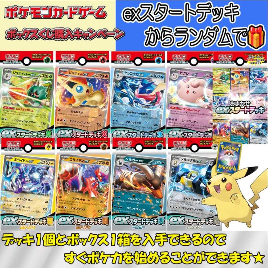 【ポケカくじ】 ポケモンカードゲーム 未開封BOXくじ 全500口 おまけ付き ポケモンカード ボックスオリパ 未開封 シュリンク付き BOX｜multipleshop｜03