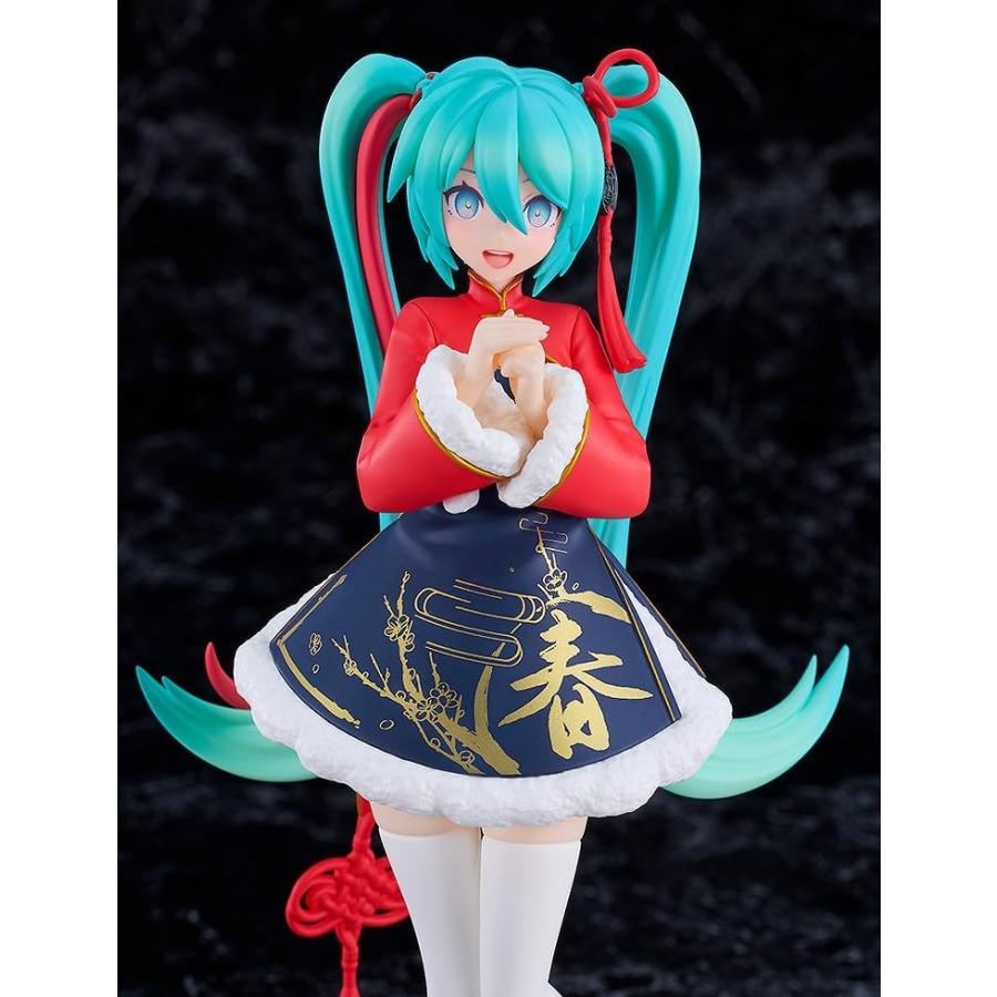 初音ミク フィギュア 春節 中古品 F:NEX×POPPRO 初音ミク2021春節Ver.1/7スケールフィギュア