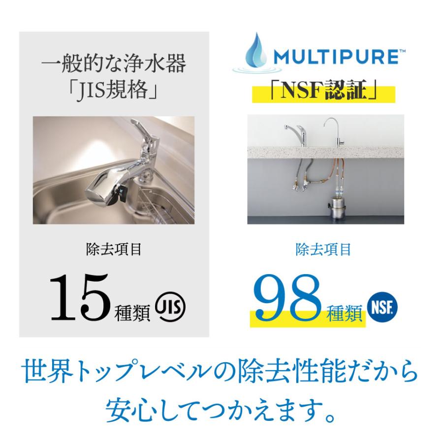 マルチピュア浄水器 MODEL-D400BG(ビルトイン兼用水栓 マルチピュア浄水器 MODEL-D400BG(ビルトイン兼用水栓