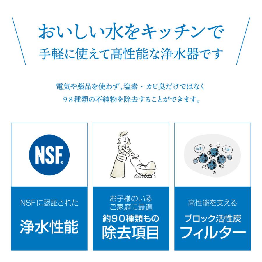 マルチピュア浄水器 Aquasmart 400BG（ビルトイン兼用水栓） |  | 06