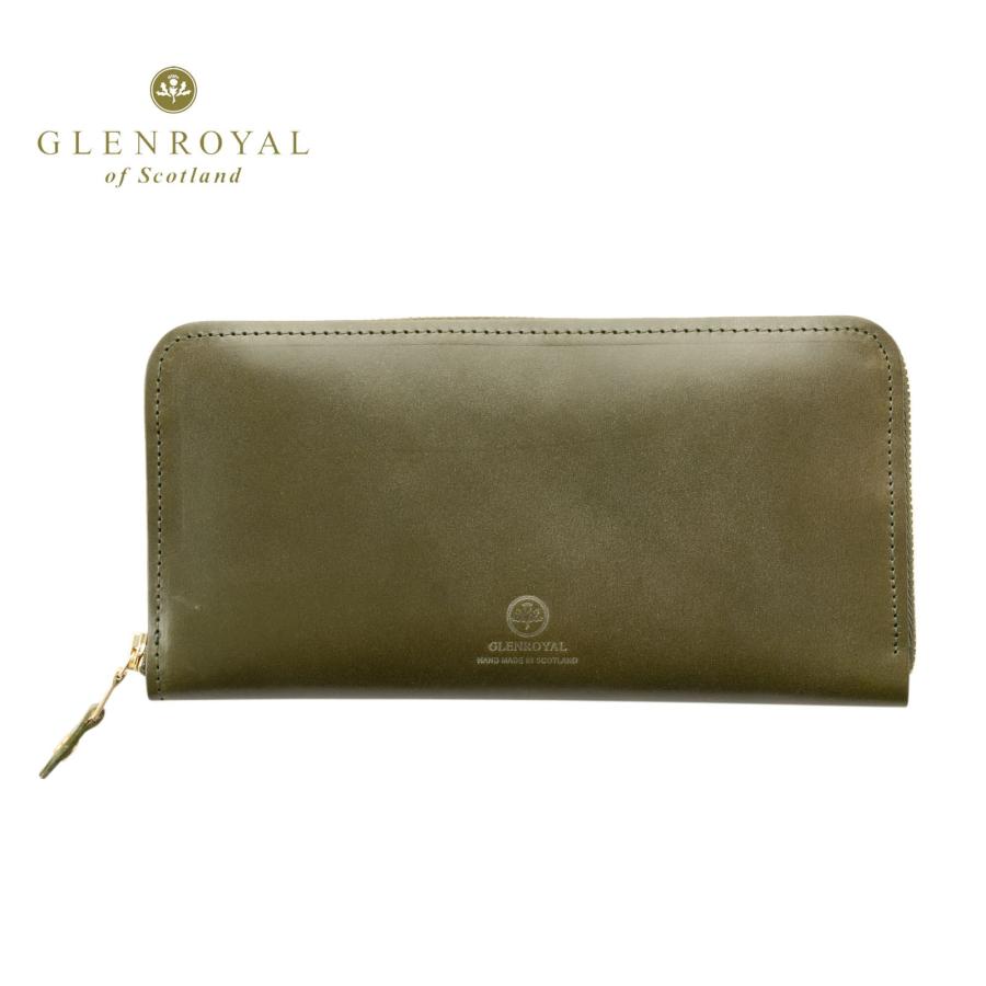GLENROYAL（グレンロイヤル） 正規品 財布 長財布 ジップ ラウンド 