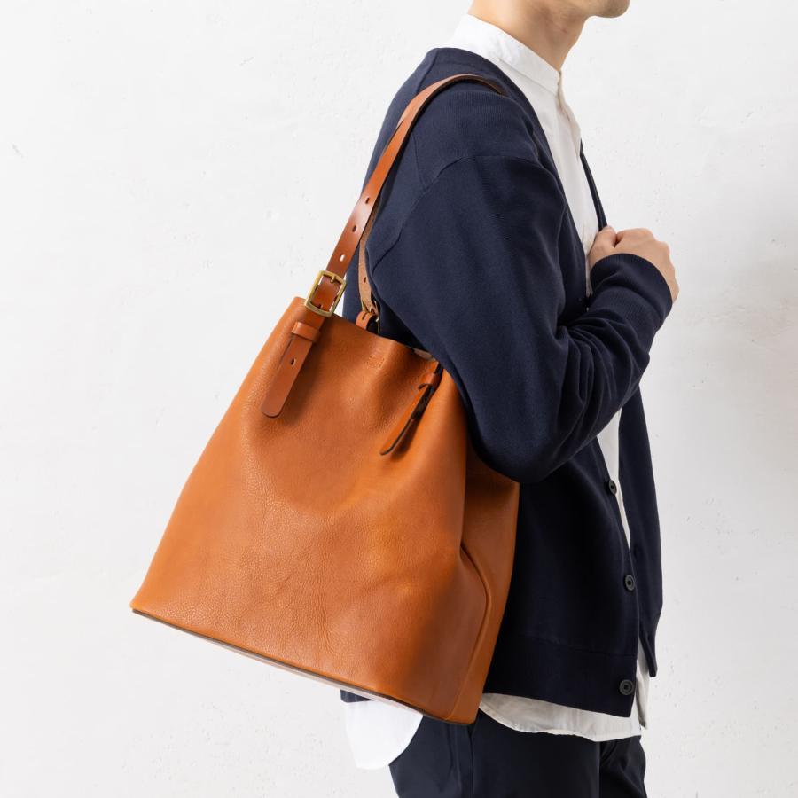 ボーノ 正規品W スロウ バッグ トートバッグBUCKLE TOTE Lバックル