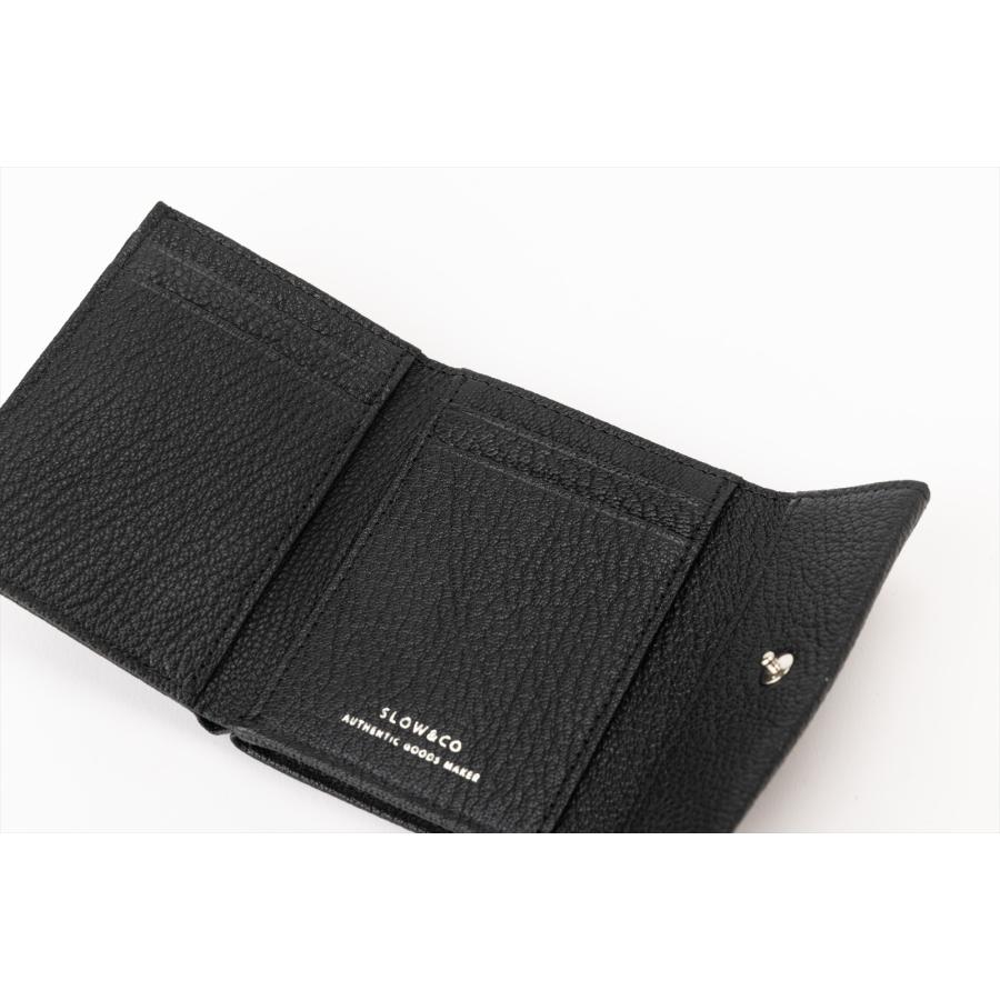 SLOW スロウ 財布 三つ折り ミニ財布 goat clasp trifold wallet